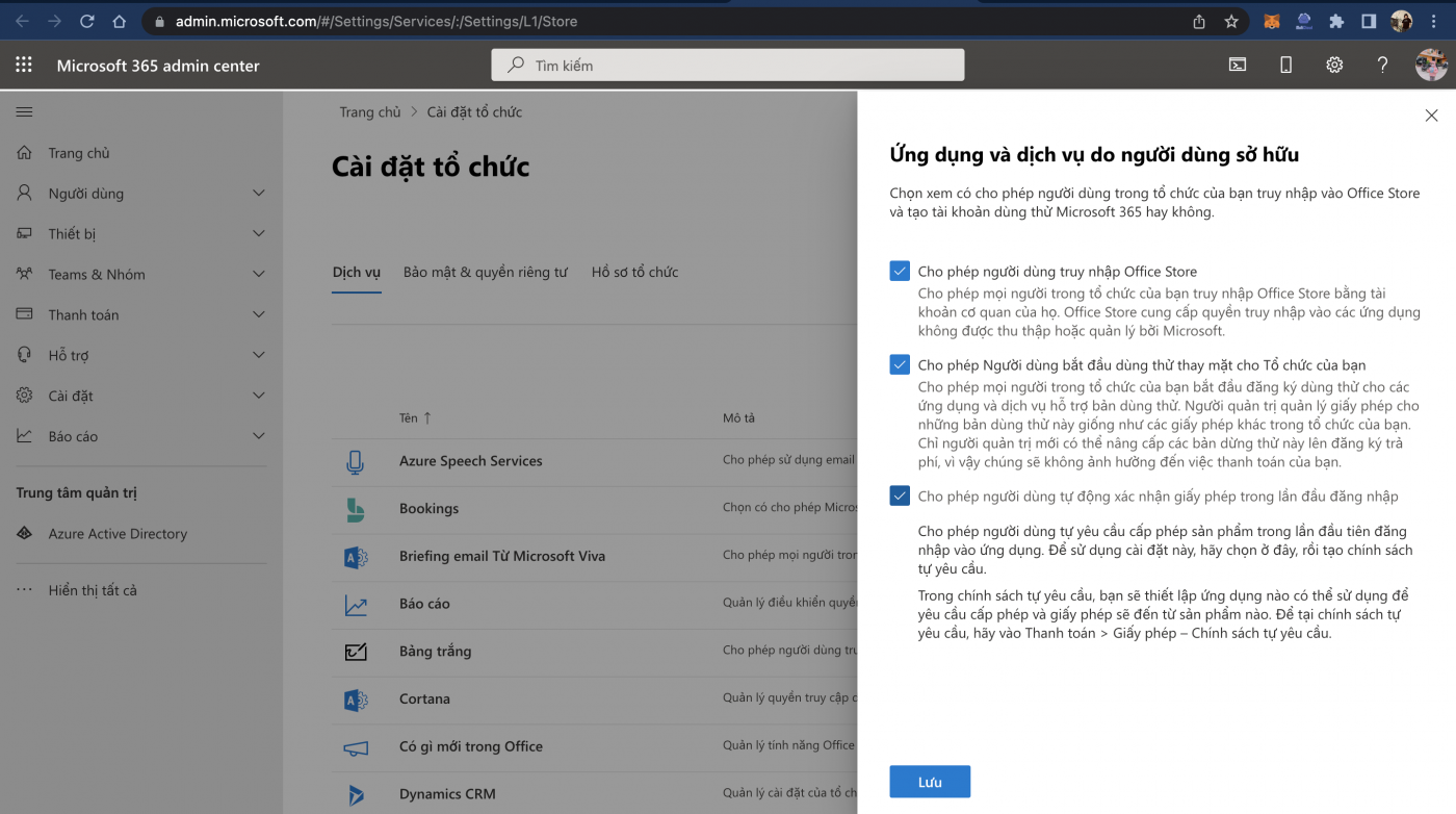 Cách khắc phục lỗi Office Store is not available trong Office 365