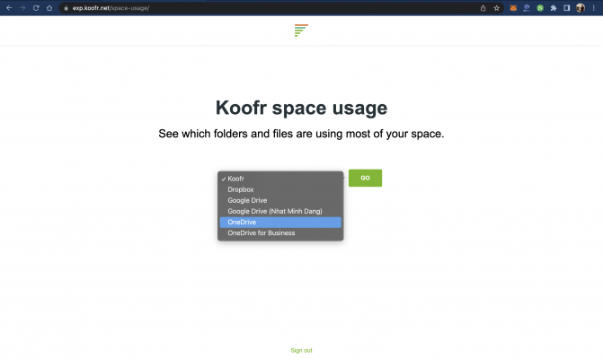 Space usage analysis tool dangnhatminh.com