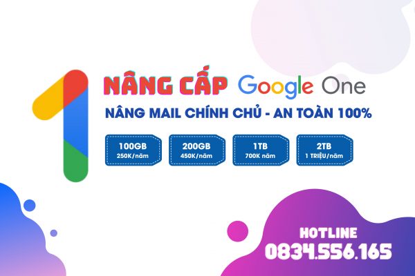 Giá Nâng cấp tài khoản Google Drive chính chủ chỉ từ 250K