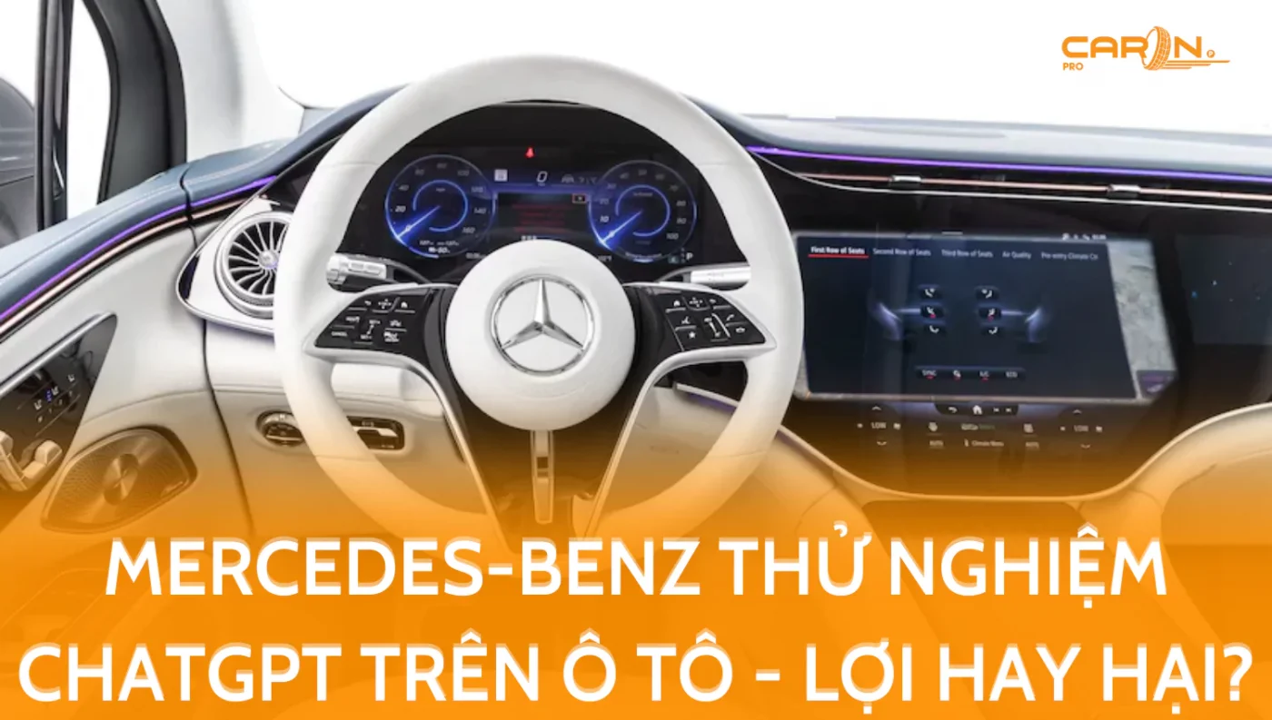 Mercedes dẫn đầu xu hướng trí tuệ nhân tạo với ChatGPT