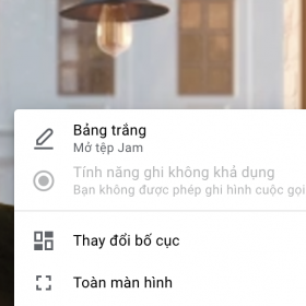 Làm thế nào khi không thể ghi màn hình Google Meet Premium