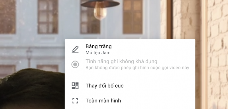 Làm thế nào khi không thể ghi màn hình Google Meet Premium